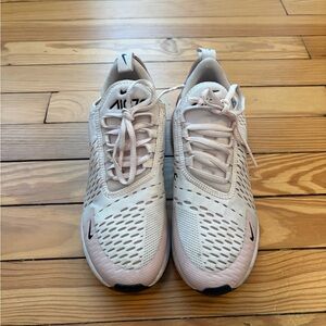 Nike AirMax 270 Light Pink and Cream Running Shoes
